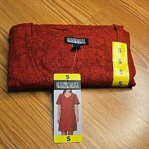 Nicole Miller Red Mid Dress